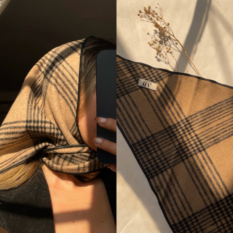 مینی اسکارف پشمی
