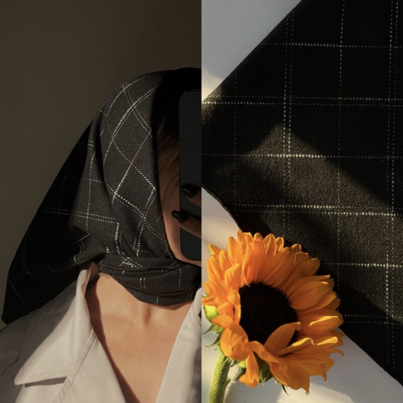 مینی اسکارف پشمی