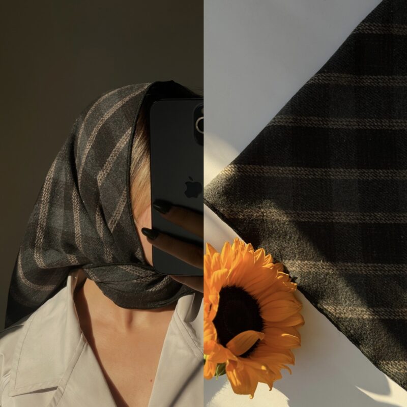 مینی اسکارف پشمی